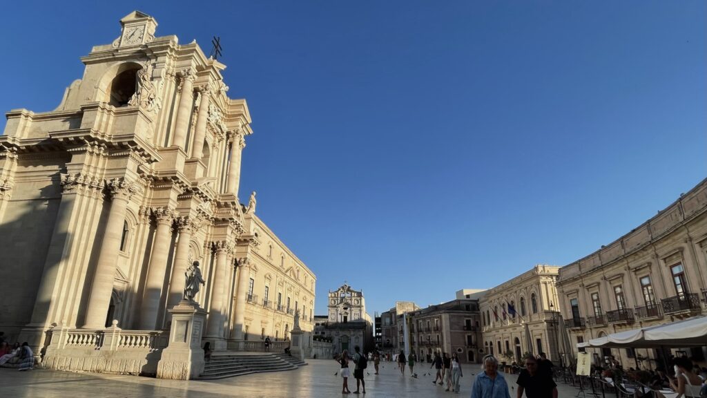 Ortigia old town Piazza Duomo